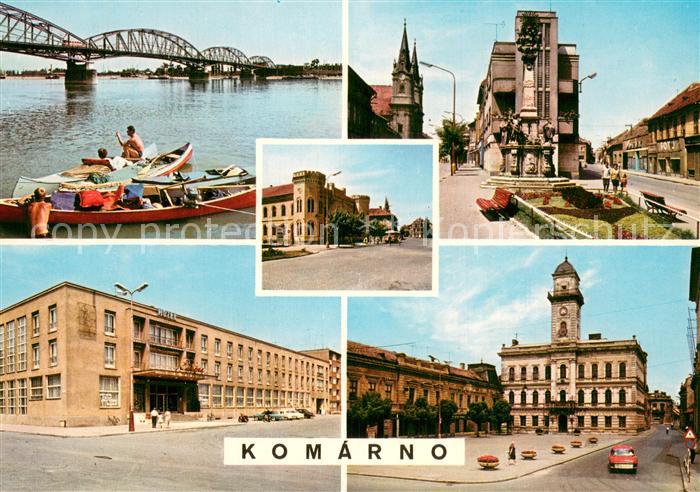 Komarno Komarom Slovakia Most na Dunaji Hlavna trieda Pavilon Hotel Europa Radni
