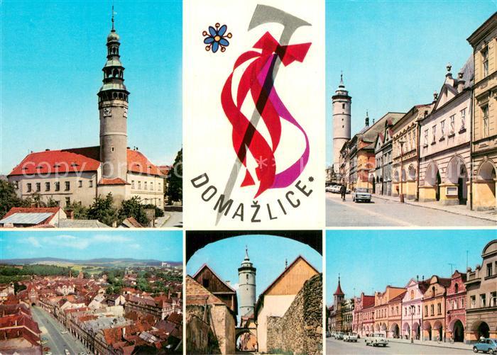 Domazlice CZ Byly zalozeny kolem Jedna z mestskych vezi patri zamku Chodskemu hr