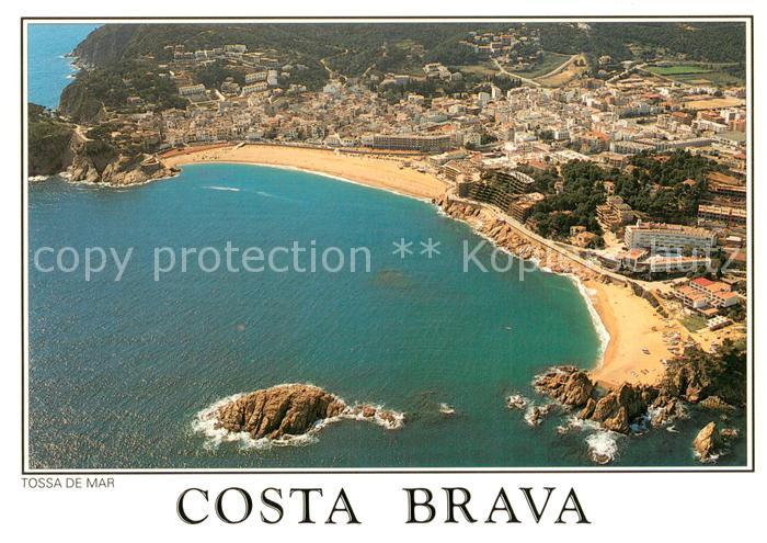 Tossa de Mar Fliegeraufnahme