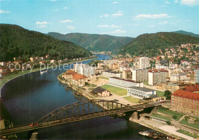 Decin Czechia Fliegeraufnahme