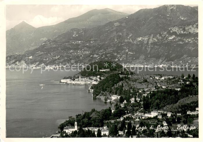 Bellagio Lago di Como IT Fliegeraufnahme