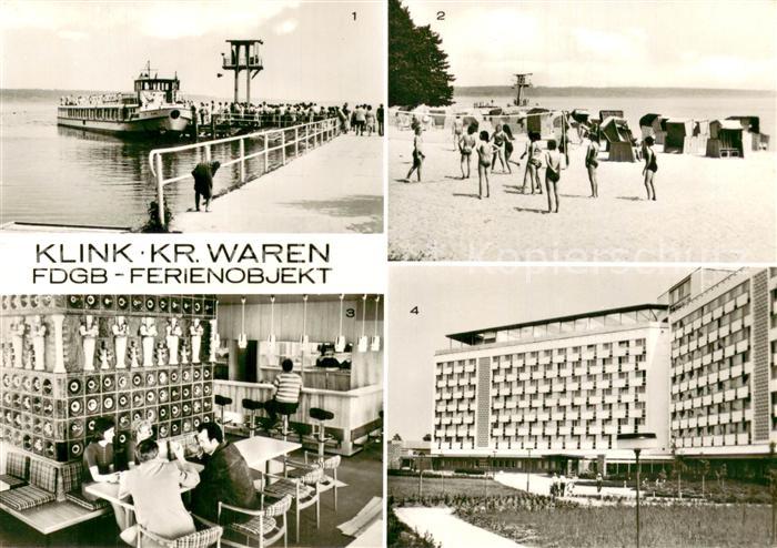 Waren Klink FDGB Ferienobjekt An der Mole Badestrand Dachcafe und Erholungsheim