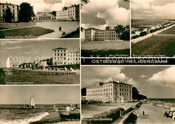 Heiligendamm Ostseebad Kurhaus Haus Mecklenburg Promenade Strand Erholungsheime