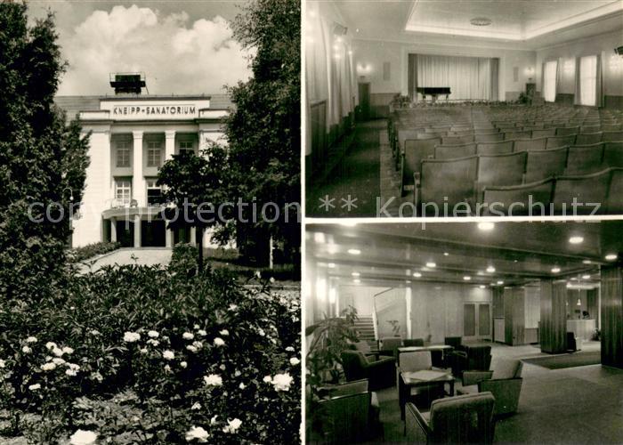 Antonshoehe Breitenbrunn Kneipp Sanatorium Veranstaltungssaal Foyer