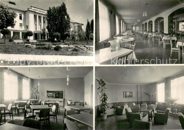Antonshoehe Breitenbrunn Kneipp Sanatorium Speisesaal Aufenthaltsraeume