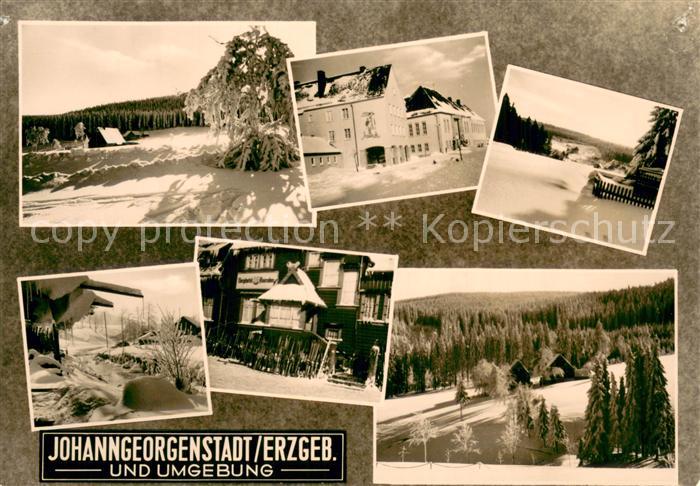 Johanngeorgenstadt mit Umgebung Teilansichten