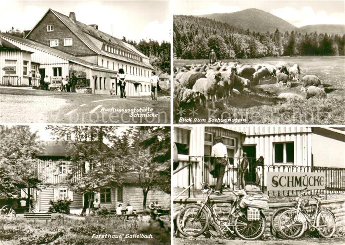 Schmuecke Ausflugsgaststaette Sachsenstein Forsthaus Sattelbach