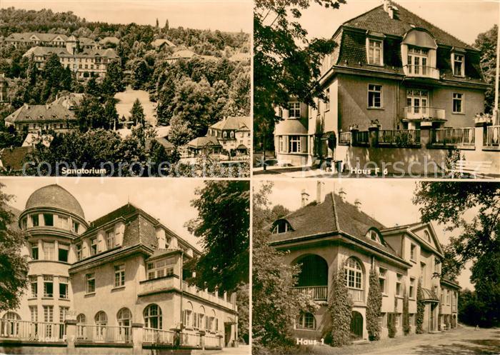 Gottleuba-Berggiesshuebel Bad Sanatorium Haus F6 Haus F7 Haus 1