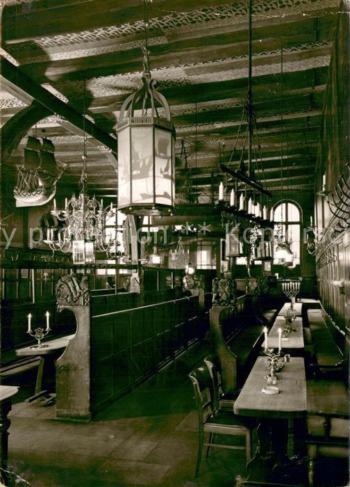 LueBECK  CITY Schiffergesellschaft Gastraum