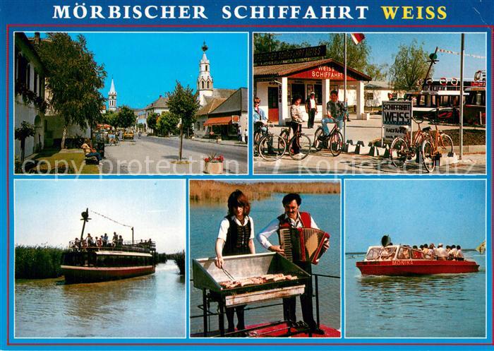 Moerbisch See Moerbischer Schiffahrt Weiss Teilansichten