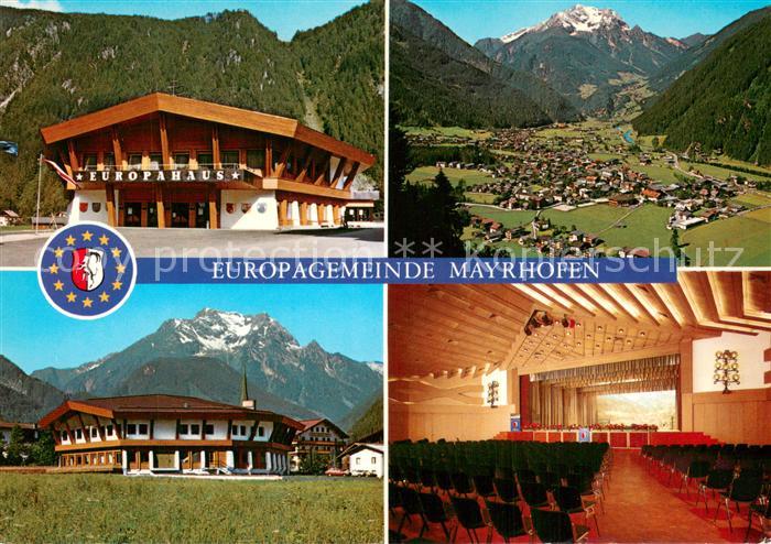 Mayrhofen Zillertal Europahaus Mayrhofen Theatersaal Fliegeraufnahme