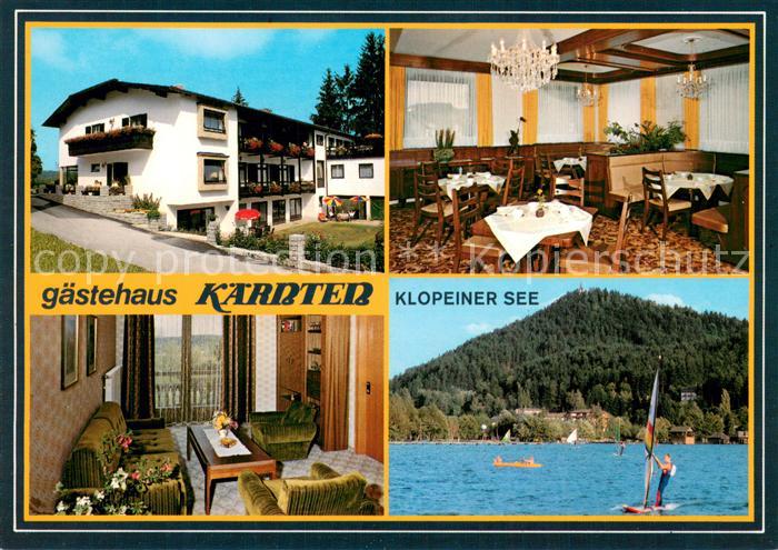 Unterburg Klopeinersee Gaestehaus Kaernten Gastraeume Seepartie