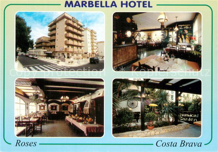 Roses Costa Brava Marbella Hotel Gastraeume