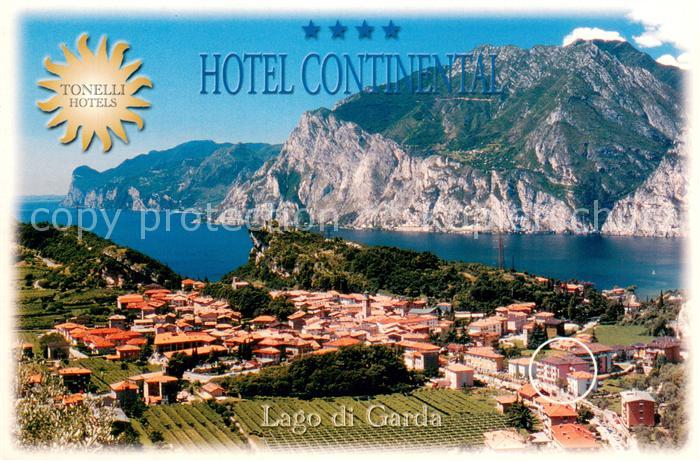 Nago Lago di Garda Hotel Continental Fliegeraufnahme