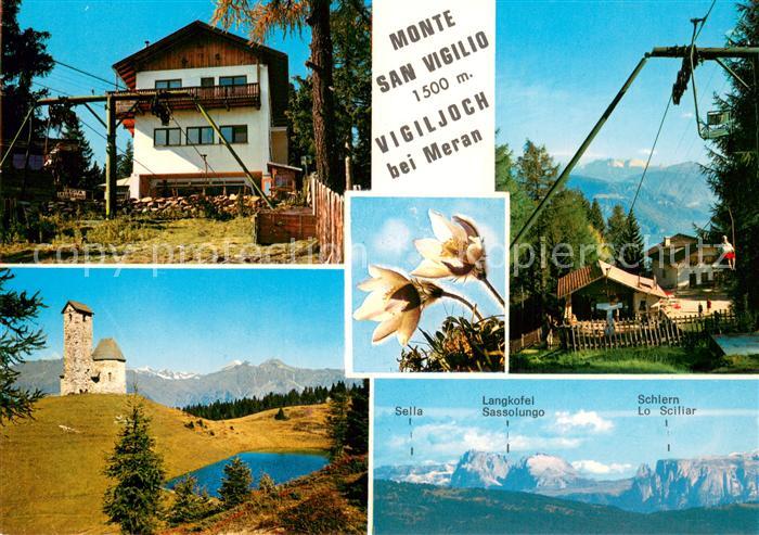 Vigiljoch Teilansichten Monte San Vigilio