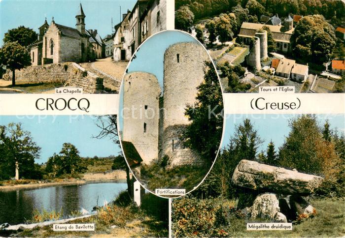 Crocq Centre Touristique renomme La Chapelle Tours l’Eglise Etang de Bavilette F