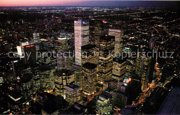 Toronto Canada The sparkling lights of Toronto at night