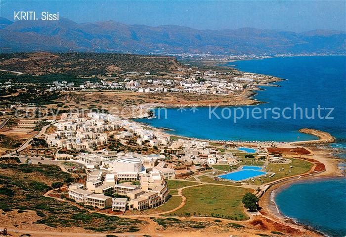 Kriti Crete Kreta Sissi Fliegeraufnahme