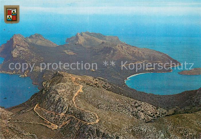 Puerto Pollensa Kap Formentor Fliegeraufnahme