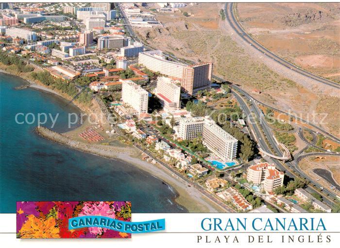 Playa del Ingles Gran Canaria ES Fliegeraufnahme