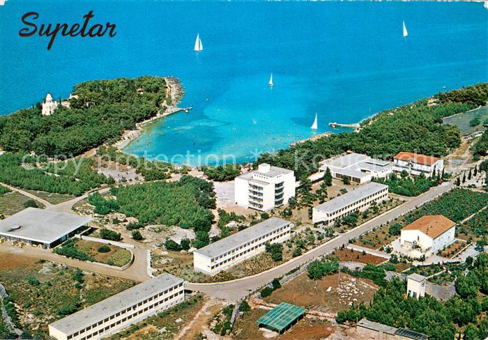 Supetar Croatia Fliegeraufnahme