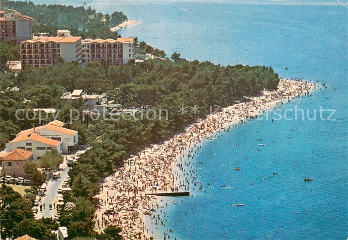 Baska Voda Fliegeraufnahme