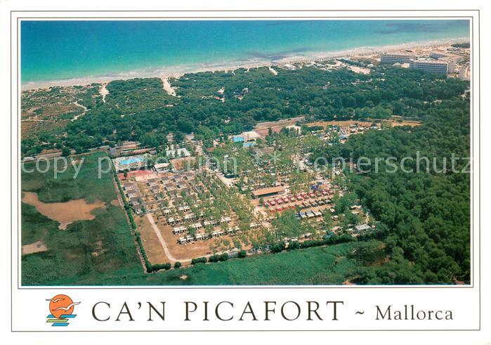 Can Picafort Mallorca ES Fliegeraufnahme