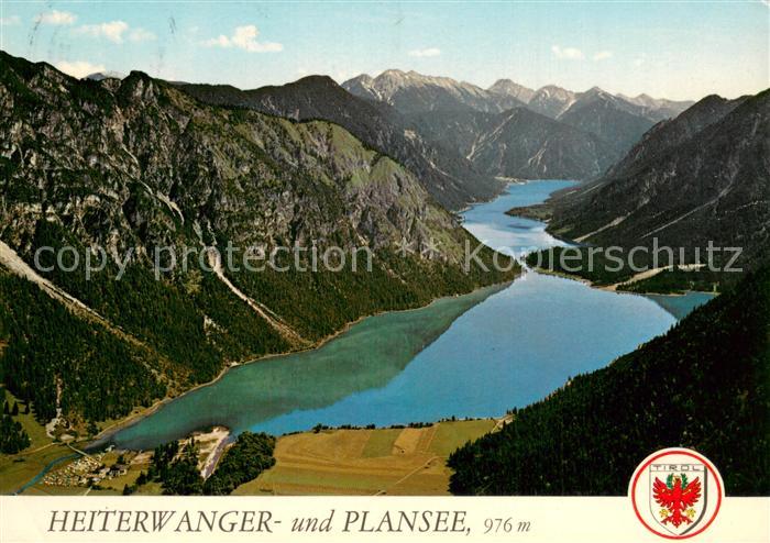 Heiterwang Heiterwanger und Plansee Hotel Fischer am See Fliegeraufnahme