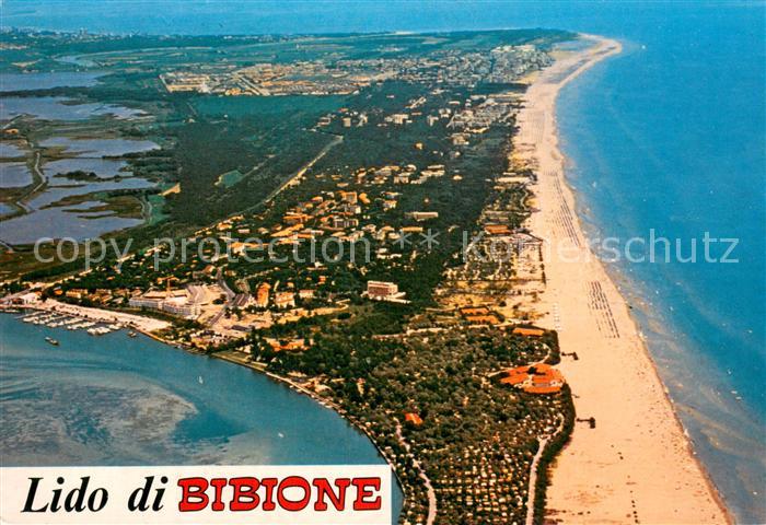 Lido di Bibione Fliegeraufnahme