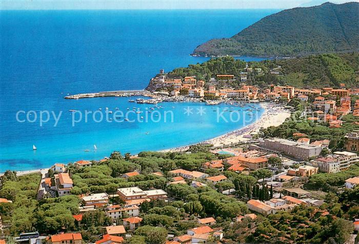 Marina di Campo Fliegeraufnahme mit Golf