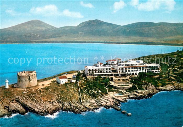 Alghero Golfo di Porto Conte Hotel El Faro Fliegeraufnahme