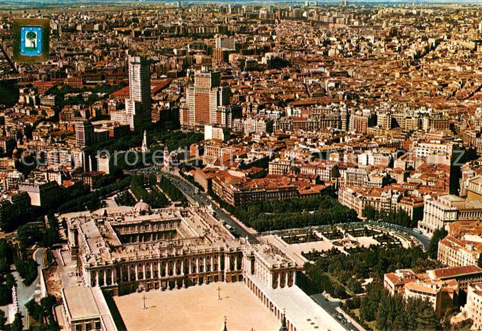 Madrid Spain Fliegeraufnahme