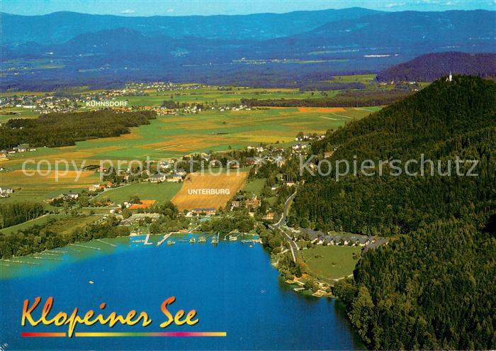 Unterburg Klopeinersee Fliegeraufnahme