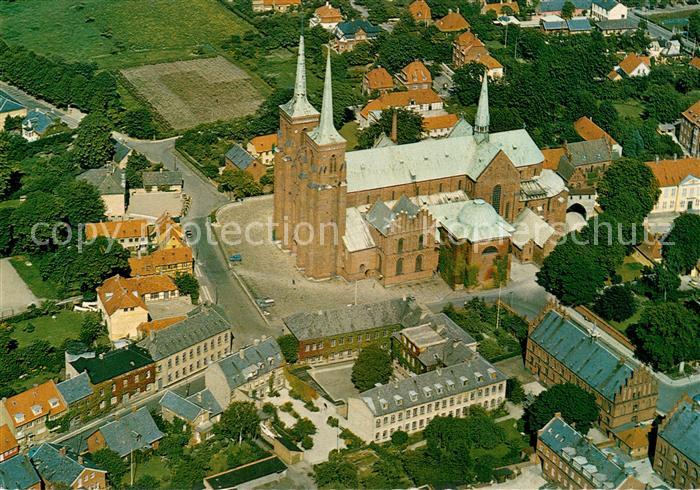 Roskilde Fliegeraufnahme mit Dom