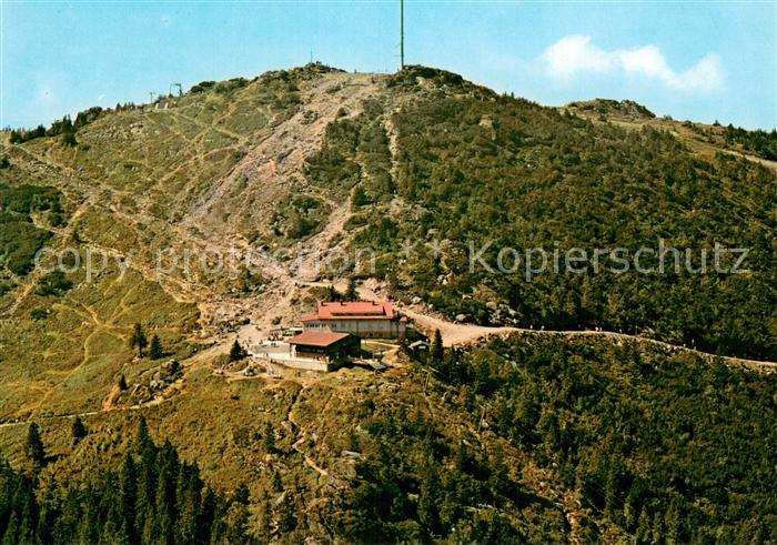 Grosser Arber 1456m Schutzhaus und Bergstation