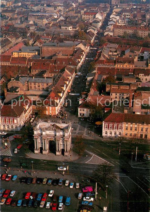 Potsdam Brandenburger Tor Fliegeraufnahme