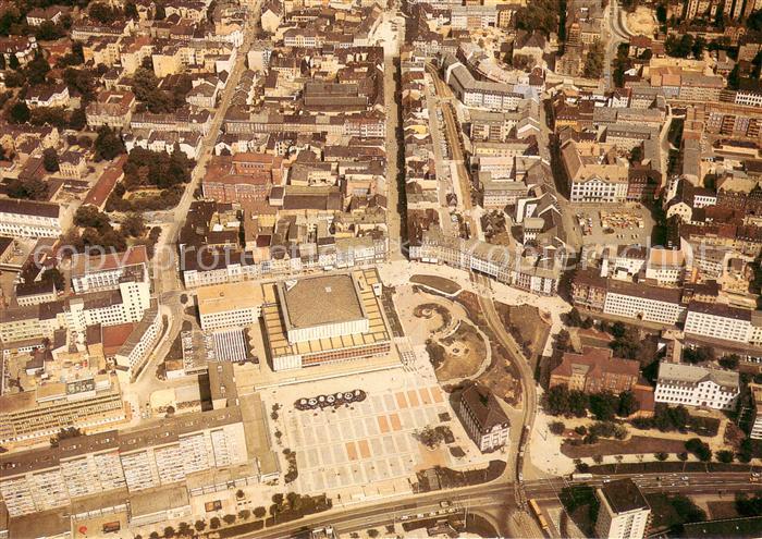 Gera Zentrum Fliegeraufnahme