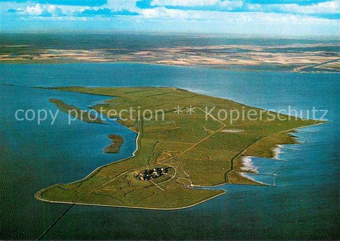 Hallig Oland Fliegeraufnahme