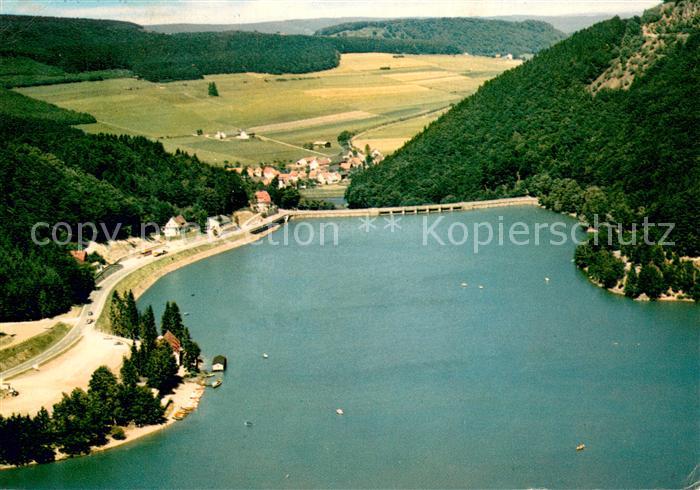 Diemelsee Naturpark Fliegeraufnahme