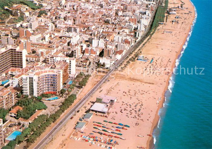 CALELLA de la Costa ES Fliegeraufnahme