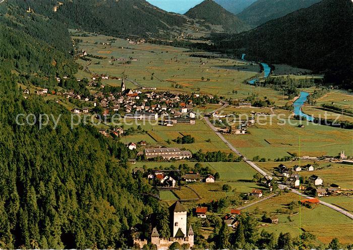 Obervellach Kaernten Fliegeraufnahme