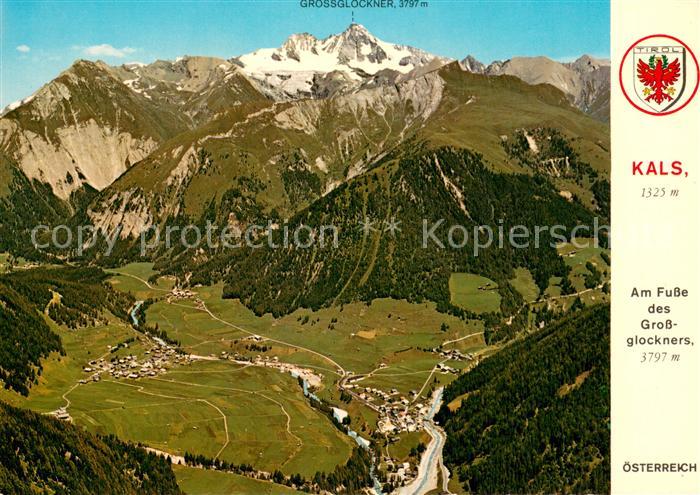 Kals Grossglockner Fliegeraufnahme