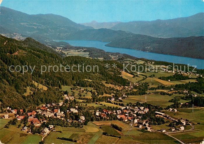 Treffling Fliegeraufnahme mit Millstaettersee