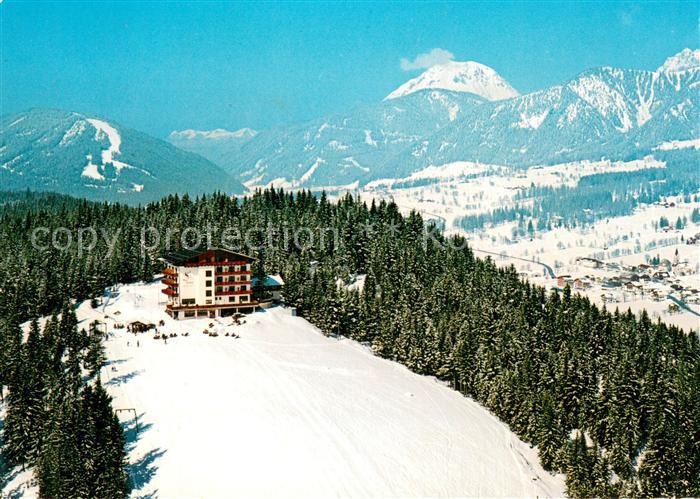 Ramsau Dachstein Steiermark Hotel Berggasthof Erlbacher Fliegeraufnahme