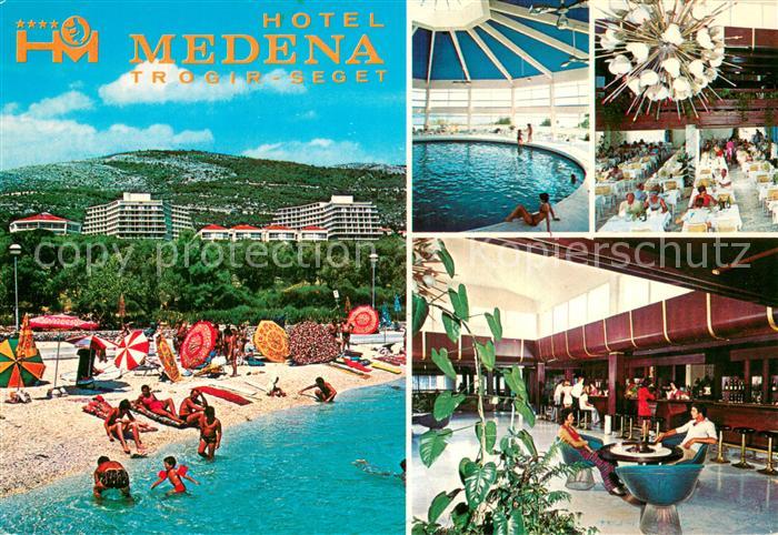 Trogir Trau Croatia Hotel Medena Strand Pool Speisesaal Rezeption