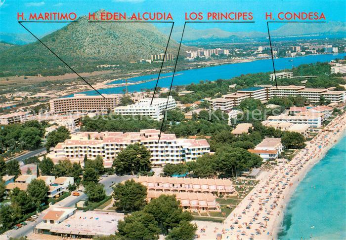 Bahia de Alcudia Hotels Maritimo Eden Alcudia Los Principes Condesa Fliegeraufna