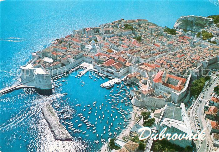 Dubrovnik Ragusa Fliegeraufnahme