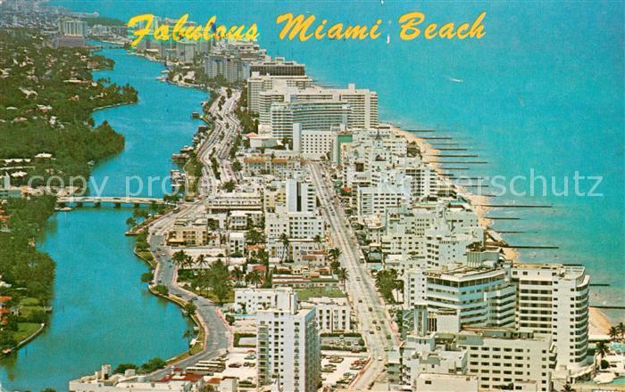 Miami Beach Hotel between Indian Creek and the Atlantic Ocean Collins Avenue is