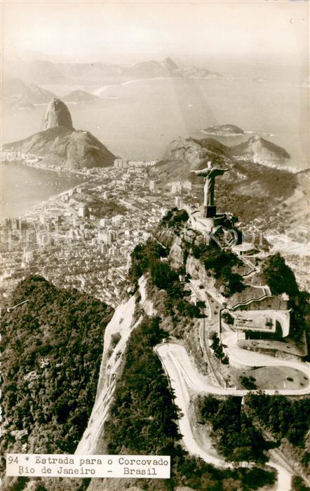 Rio de Janeiro Estrada para o Corcovado Fliegeraufnahme