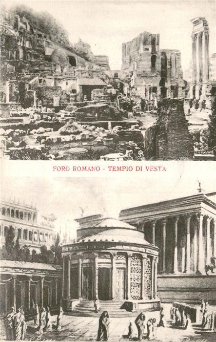 Roma Rom Foro Romano Tempio di Vesta